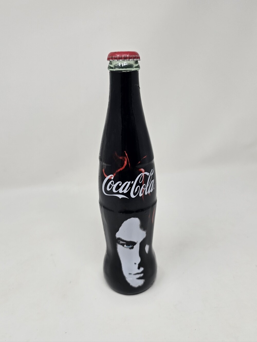Limited Edition Coca Cola Glass Bottle Nina Dobrev Vampire Diaries TV 9.5" Rare